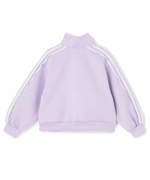 mezzo piano / メゾピアノ スウェット | 袖レースライン　ZIPジャージ | 詳細1