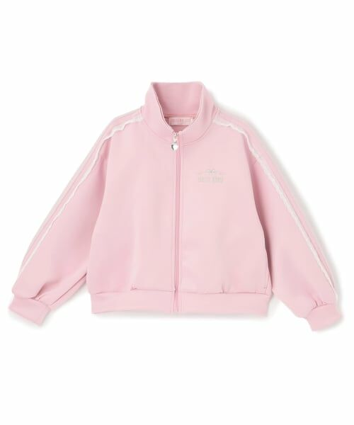 mezzo piano / メゾピアノ スウェット | 袖レースライン　ZIPジャージ | 詳細10