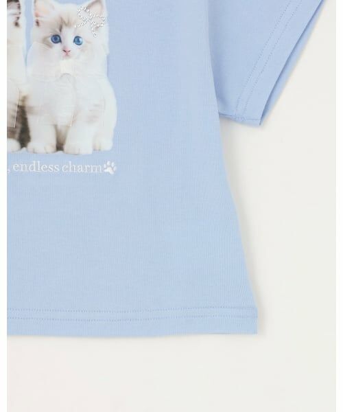 mezzo piano / メゾピアノ Tシャツ | 子猫プリント　半袖Tシャツ | 詳細6