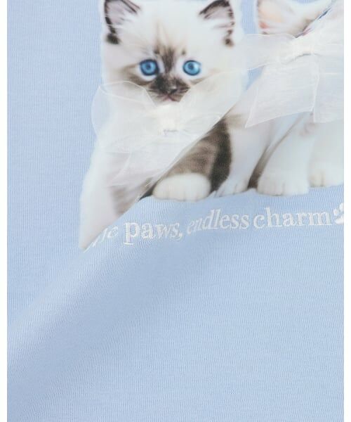 mezzo piano / メゾピアノ Tシャツ | 子猫プリント　半袖Tシャツ | 詳細7