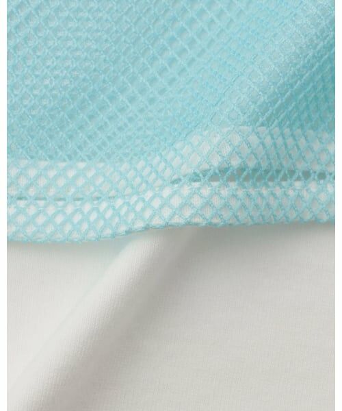 mezzo piano / メゾピアノ Tシャツ | グラデーションメッシュ　レイヤード半袖Tシャツ | 詳細10