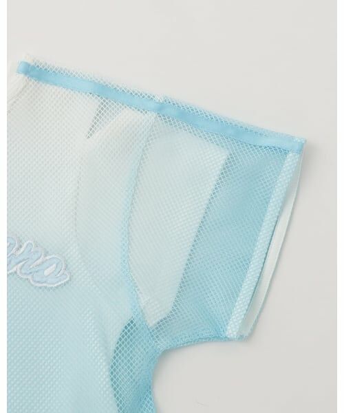 mezzo piano / メゾピアノ Tシャツ | グラデーションメッシュ　レイヤード半袖Tシャツ | 詳細4