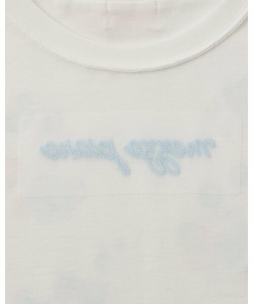 mezzo piano / メゾピアノ Tシャツ | グラデーションメッシュ　レイヤード半袖Tシャツ | 詳細7