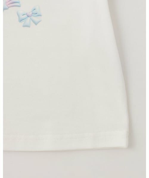 mezzo piano / メゾピアノ Tシャツ | グラデーションメッシュ　レイヤード半袖Tシャツ | 詳細9