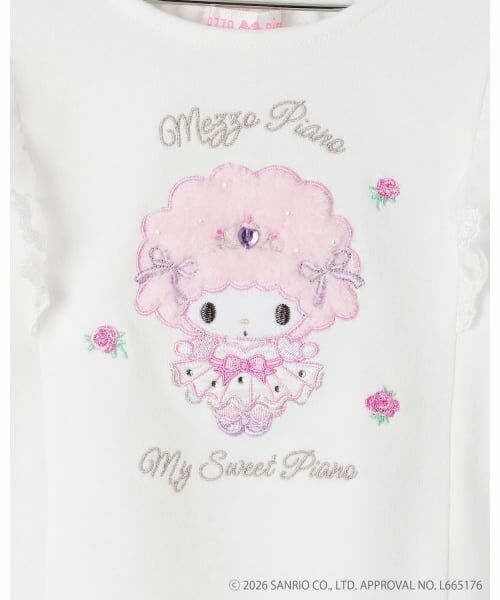 mezzo piano / メゾピアノ Tシャツ | 【マイメロディ/マイスウィートピアノ】長袖Tシャツ | 詳細5