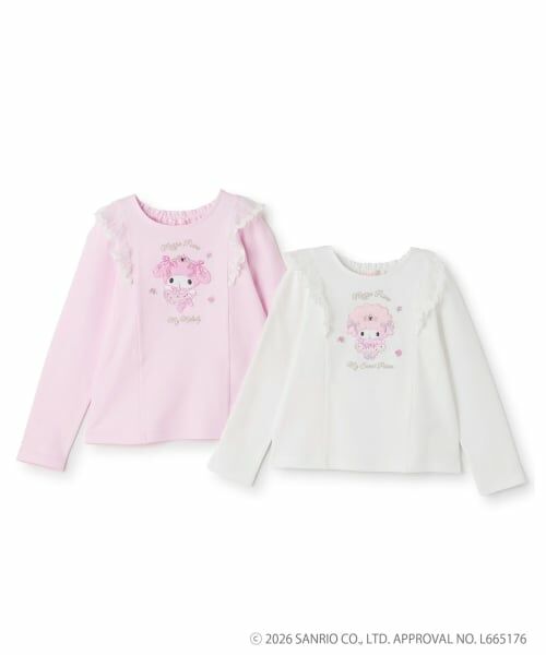 mezzo piano / メゾピアノ Tシャツ | 【マイメロディ/マイスウィートピアノ】長袖Tシャツ | 詳細9