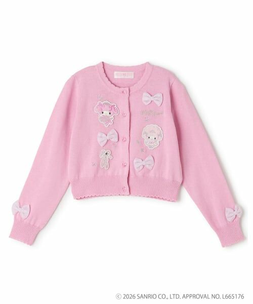 mezzo piano / メゾピアノ カーディガン・ボレロ | 【マイメロディ/マイスウィートピアノ】カーディガン（ピンク）