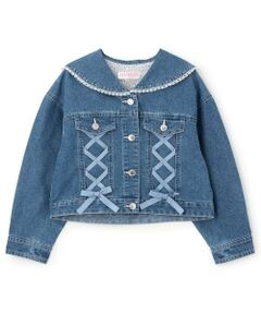 mezzo piano / メゾピアノ ブルゾン | セーラーカラー　Gジャン