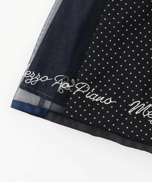 mezzo piano / メゾピアノ ミニ丈・ひざ丈ワンピース | ジャンパースカート＆長袖TシャツSET | 詳細4