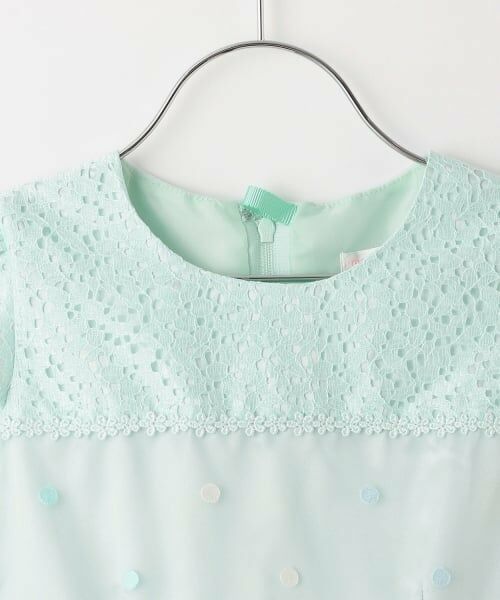 mezzo piano / メゾピアノ ミニ丈・ひざ丈ワンピース | リボン刺しゅう　ドレス | 詳細2