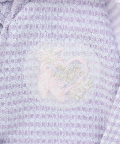 mezzo piano / メゾピアノ ミニ丈・ひざ丈ワンピース | 【バレエ】前開き ギンガムチェック ワンピース | 詳細4