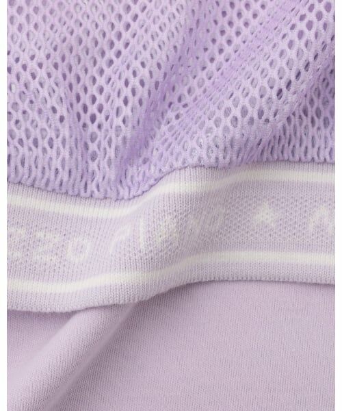 mezzo piano / メゾピアノ ミニ丈・ひざ丈ワンピース | メッシュZIPパーカ　＆肩開きカットワンピースセット | 詳細10