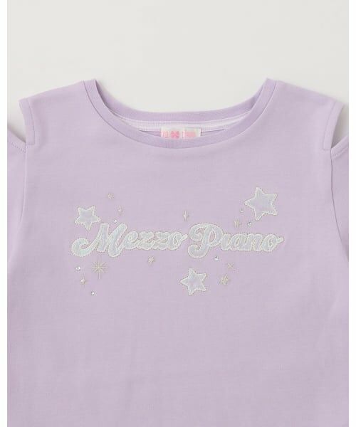 mezzo piano / メゾピアノ ミニ丈・ひざ丈ワンピース | メッシュZIPパーカ　＆肩開きカットワンピースセット | 詳細5