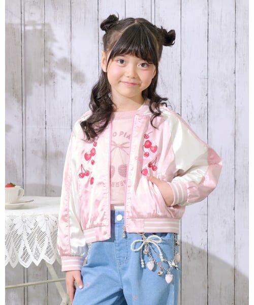 mezzo piano / メゾピアノ ブルゾン | イチゴチェリー　スカジャン | 詳細11