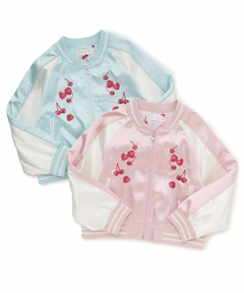 mezzo piano / メゾピアノ ブルゾン | イチゴチェリー　スカジャン | 詳細7