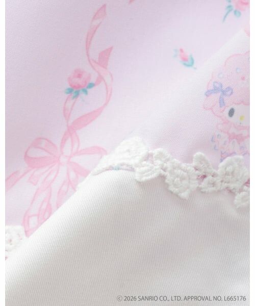 mezzo piano / メゾピアノ ミニ丈・ひざ丈ワンピース | 【マイメロディ/マイスウィートピアノ】バレリーナ柄ワンピース | 詳細11