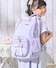 mezzo piano / メゾピアノ リュック・バックパック | ポーチ付ロゴリボンリュック容量約24L