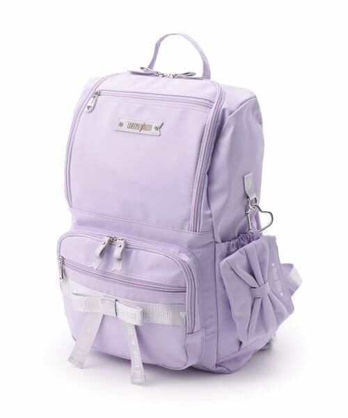 mezzo piano / メゾピアノ リュック・バックパック | ポーチ付ロゴリボンリュック容量約24L | 詳細17