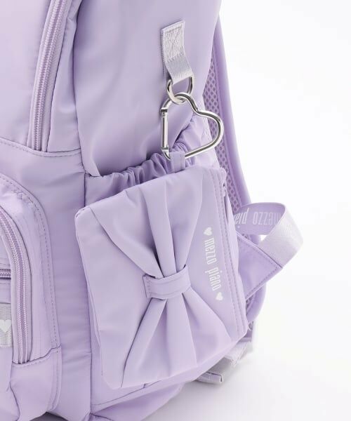 mezzo piano / メゾピアノ リュック・バックパック | ポーチ付ロゴリボンリュック容量約24L | 詳細3