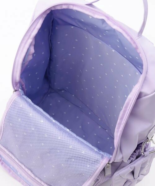 mezzo piano / メゾピアノ リュック・バックパック | ポーチ付ロゴリボンリュック容量約24L | 詳細6