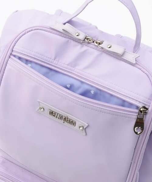 mezzo piano / メゾピアノ リュック・バックパック | ポーチ付ロゴリボンリュック容量約24L | 詳細9