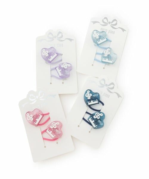 mezzo piano / メゾピアノ ヘアゴム・シュシュ | ピアノ　ヘアポニー2個セット【日本製】 | 詳細3