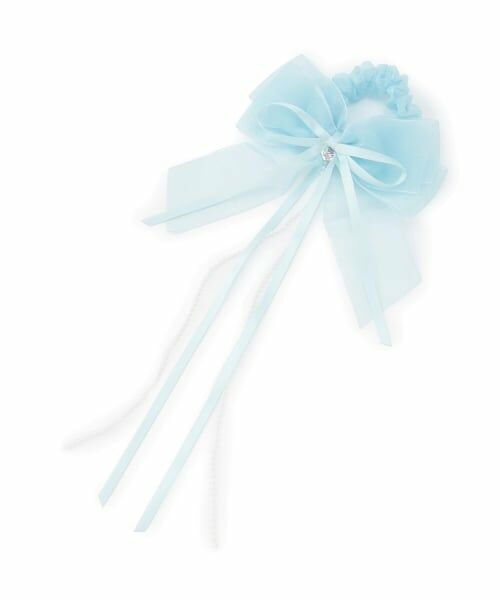 mezzo piano / メゾピアノ ヘアゴム・シュシュ | オーガンジーリボンシュシュ（サックス）