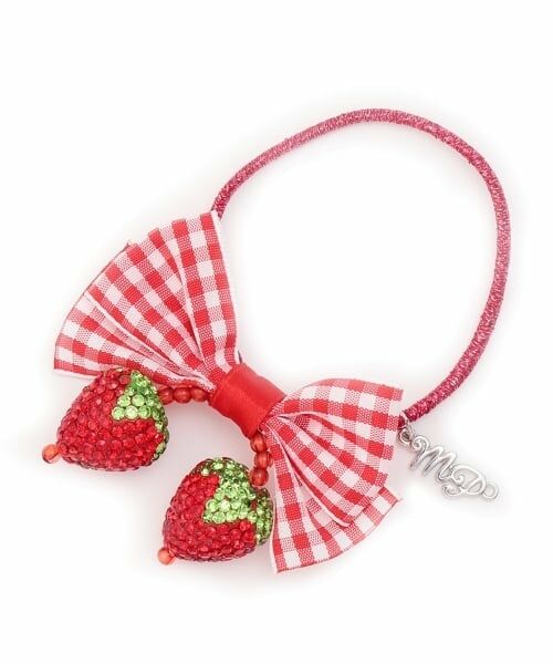 mezzo piano / メゾピアノ ヘアゴム・シュシュ | イチゴリボン　ヘアポニー | 詳細5