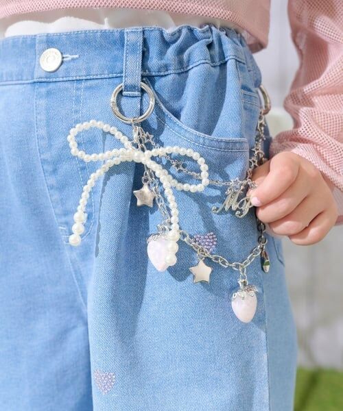 mezzo piano / メゾピアノ チャーム | イチゴ　マルチチェーン（シルバー）