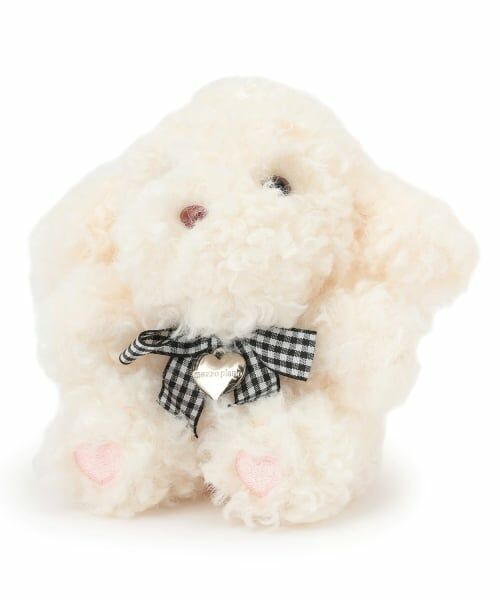 mezzo piano / メゾピアノ チャーム | 【BOX付】メゾピアノフレンズ　ぬいぐるみチャーム（オフ ホワイト）