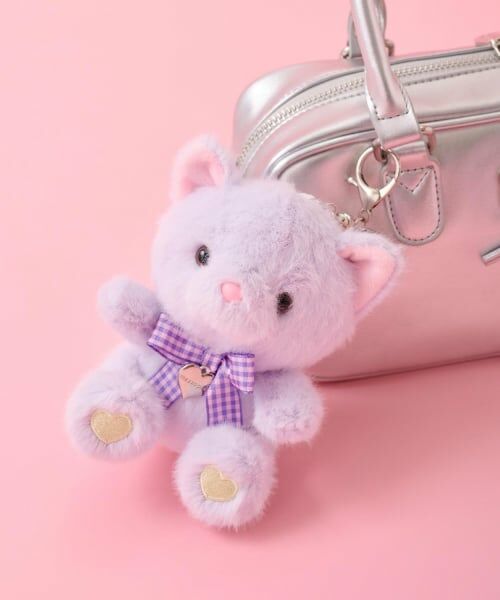 mezzo piano / メゾピアノ チャーム | 【BOX付】メゾピアノフレンズ　ぬいぐるみチャーム（ラベンダー）