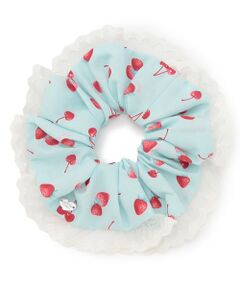 mezzo piano / メゾピアノ ヘアゴム・シュシュ | イチゴチェリードット柄　シュシュ