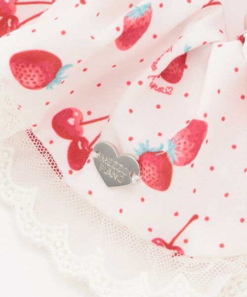 mezzo piano / メゾピアノ ヘアゴム・シュシュ | イチゴチェリードット柄　シュシュ | 詳細3