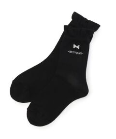 mezzo piano / メゾピアノ ソックス | リボンラインストーンつき　ソックス【日本製】