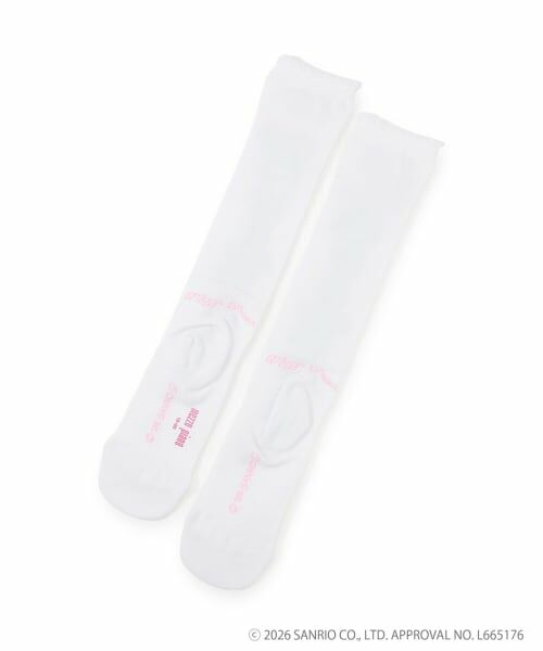 mezzo piano / メゾピアノ ソックス | 【マイメロディ/マイスウィートピアノ】バレリーナ風ハイソックス【日本製】 | 詳細1