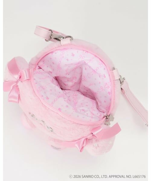 mezzo piano / メゾピアノ ショルダーバッグ | 【予約商品】【マイメロディ/マイスウィートピアノ】ぬいぐるみショルダーバッグ | 詳細13
