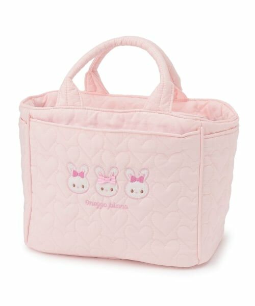 mezzo piano / メゾピアノ ママバッグ・収納ポーチ | 【メゾピアノママ】ウサギアップリケ2wayトートバッグ | 詳細11