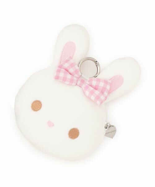mezzo piano / メゾピアノ ベビー・キッズグッズ | 【メゾピアノママ】ウサギマスコット型　ポーチチャーム（オフ ホワイト）