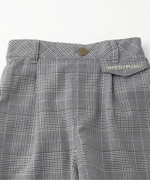 mezzo piano / メゾピアノ ショート・ハーフ・半端丈パンツ | 【人気商品再入荷】【直営店で取り扱い無し】クマチャームつき　グレンチェックショートパンツ | 詳細2