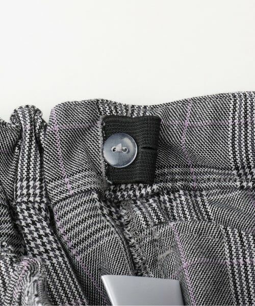 mezzo piano / メゾピアノ ショート・ハーフ・半端丈パンツ | 【人気商品再入荷】【直営店で取り扱い無し】クマチャームつき　グレンチェックショートパンツ | 詳細3