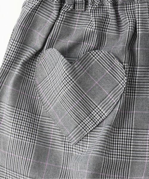 mezzo piano / メゾピアノ ショート・ハーフ・半端丈パンツ | 【人気商品再入荷】【直営店で取り扱い無し】クマチャームつき　グレンチェックショートパンツ | 詳細6