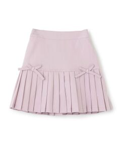 mezzo piano / メゾピアノ ショート・ハーフ・半端丈パンツ | 【人気商品再入荷】【直営店で取り扱い無し】細プリーツ　スカパン