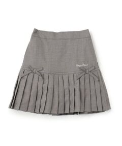 mezzo piano / メゾピアノ ショート・ハーフ・半端丈パンツ | 【人気商品再入荷】【直営店で取り扱い無し】細プリーツ　スカパン