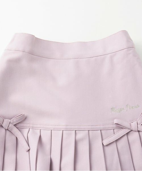 mezzo piano / メゾピアノ ショート・ハーフ・半端丈パンツ | 【人気商品再入荷】【直営店で取り扱い無し】細プリーツ　スカパン | 詳細2