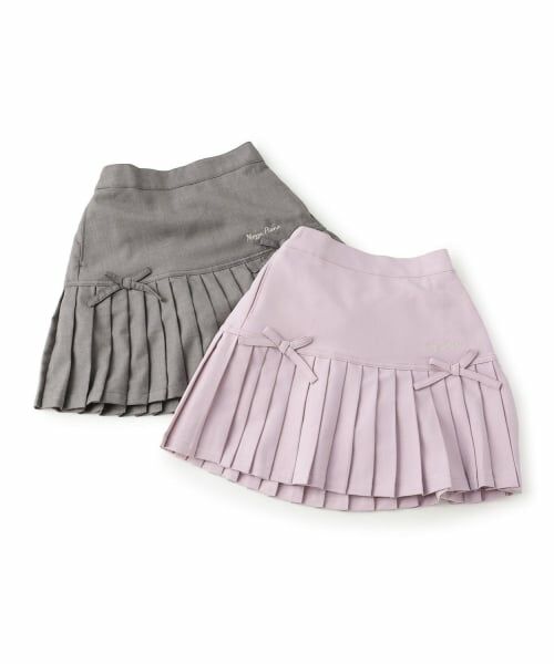 mezzo piano / メゾピアノ ショート・ハーフ・半端丈パンツ | 【人気商品再入荷】【直営店で取り扱い無し】細プリーツ　スカパン | 詳細8