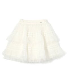 mezzo piano / メゾピアノ ミニ・ひざ丈スカート | 【人気商品再入荷】【直営店で取り扱い無し】ランダムチュール　スカート