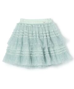 mezzo piano / メゾピアノ ミニ・ひざ丈スカート | 【人気商品再入荷】【直営店で取り扱い無し】ランダムチュール　スカート