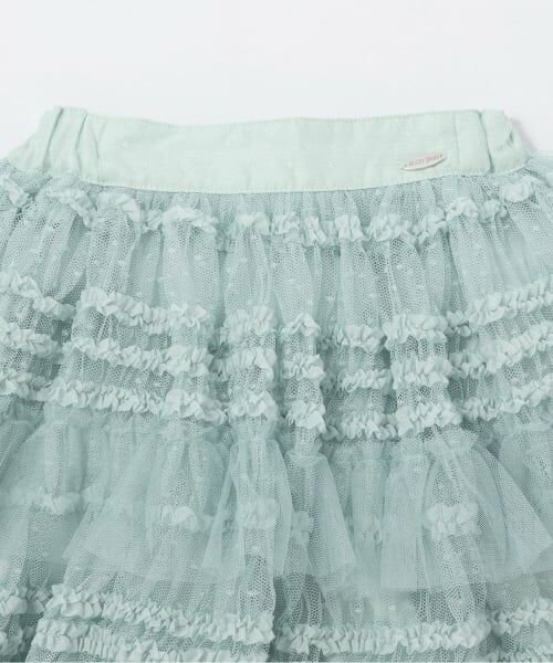 mezzo piano / メゾピアノ ミニ・ひざ丈スカート | 【人気商品再入荷】【直営店で取り扱い無し】ランダムチュール スカート | 詳細2