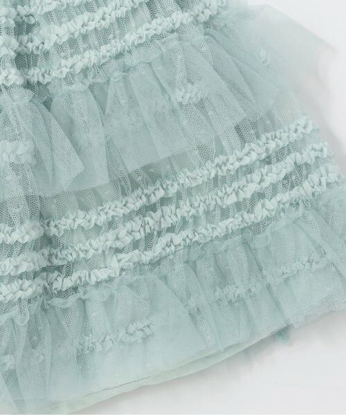 mezzo piano / メゾピアノ ミニ・ひざ丈スカート | 【人気商品再入荷】【直営店で取り扱い無し】ランダムチュール スカート | 詳細5