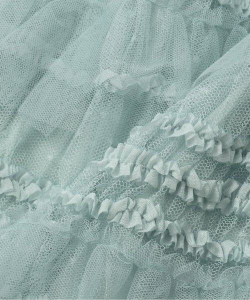 mezzo piano / メゾピアノ ミニ・ひざ丈スカート | 【人気商品再入荷】【直営店で取り扱い無し】ランダムチュール スカート | 詳細7